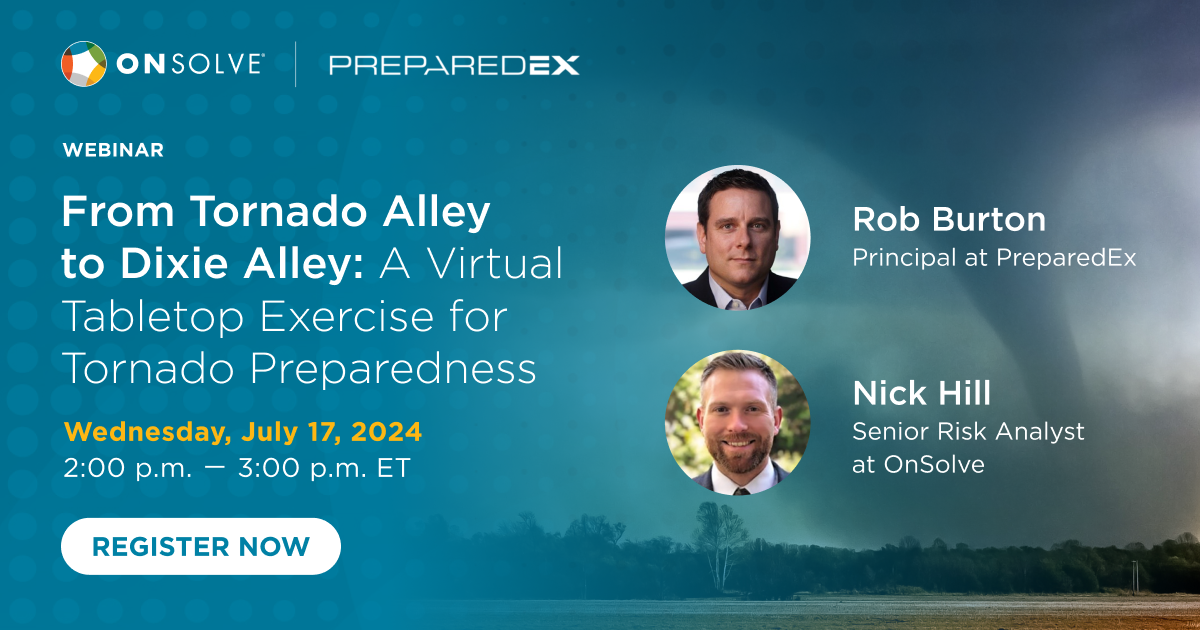 From Tornado Alley to Dixie Alley: A Virtual Tabletop Exercise for Tornado Preparedness